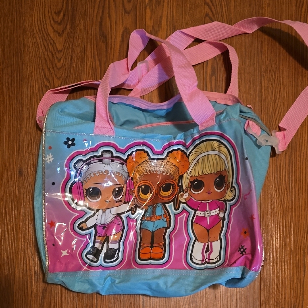 LOL Surprise Tote Bag Kids Pink Blue
